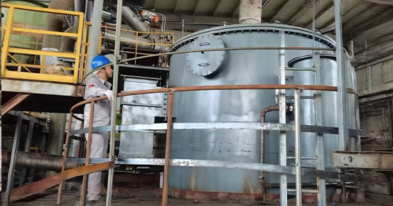 🚀 Serviço pós-venda bem-sucedido de ESP e sulfonador de planta 5T para cliente chinês após 5 anos de operação!
