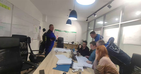 Nossos engenheiros já estão em campo na Rússia!