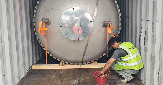 ✅ Concluída a segunda remessa da planta de sulfonação de 8 tph para o Sudeste Asiático!